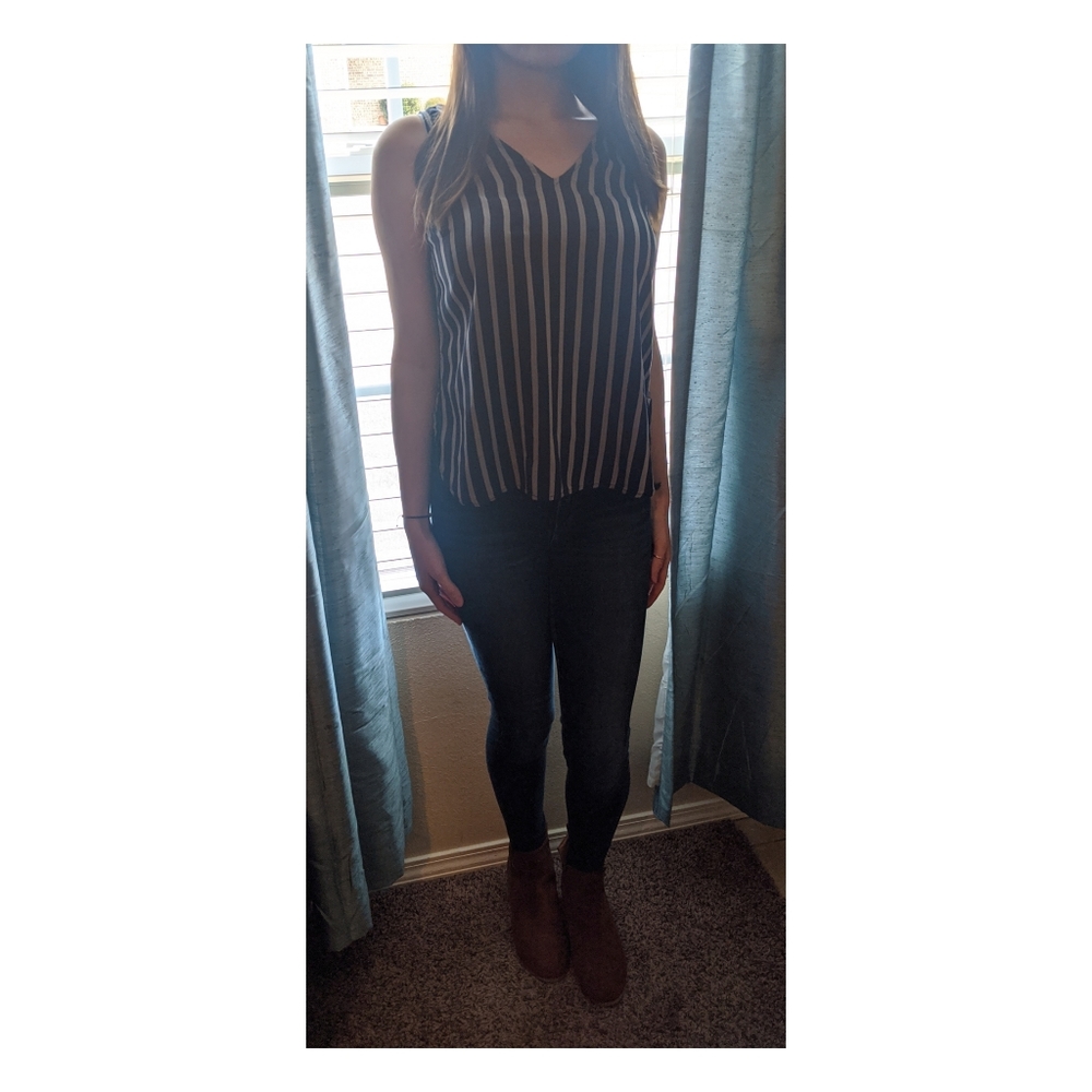 Striped blouse. - Picture 3 of 4
